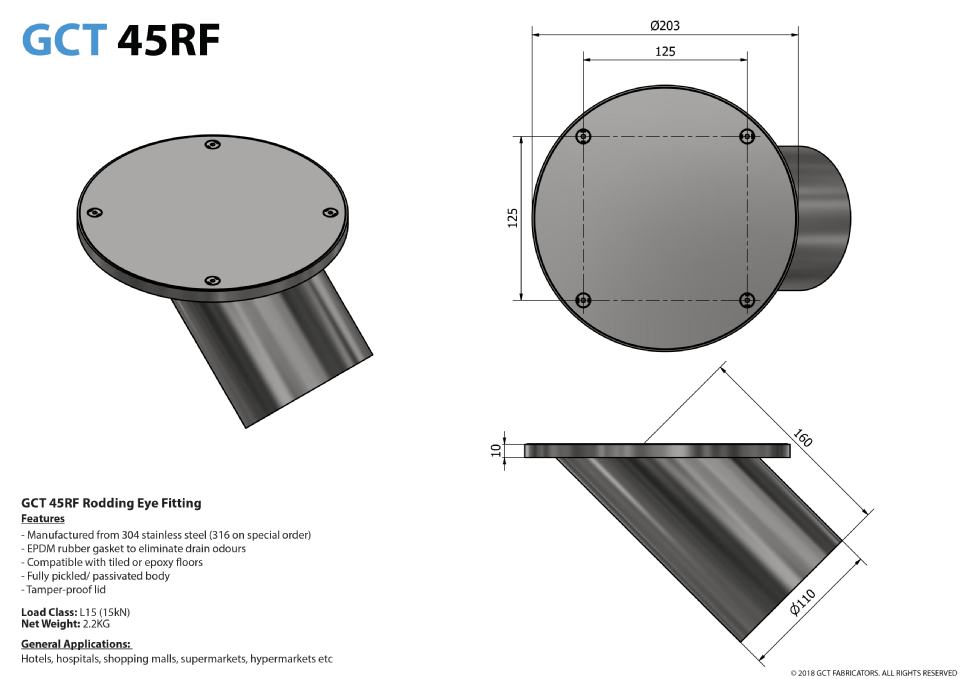 GCT Fabricators Rodding Eye Covers